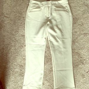 White Express capris, size 4, worn once